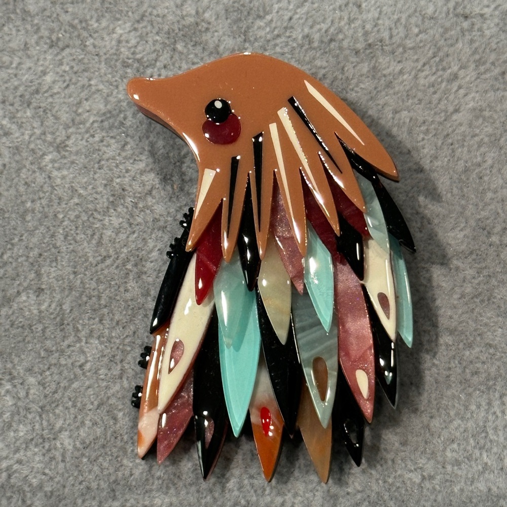 The Elusive Echidna Erstwilder x Pete Cromer worn once pin brooch hard to find